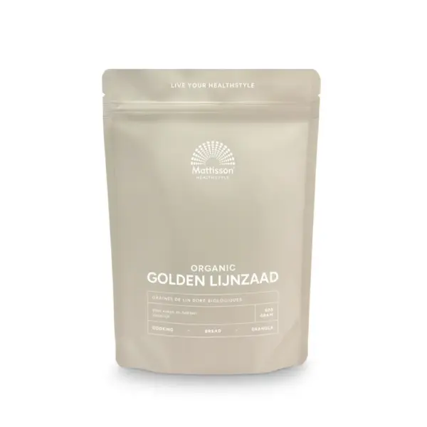 Golden lijnzaad bio 500 gram